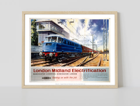 London Midland Electrification - 11X14inch Premium Art Print