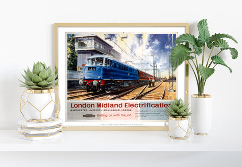 London Midland Electrification - 11X14inch Premium Art Print