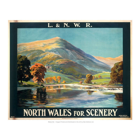 North Wales for Scenery 24" x 32" Matte Mounted Print