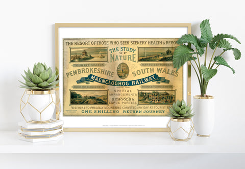 Pembrokeshire South Wales - Maenclochog Railway Art Print
