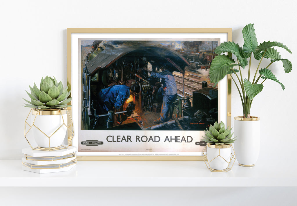 Clear Road Ahead - Monmouth Castle - Premium Art Print