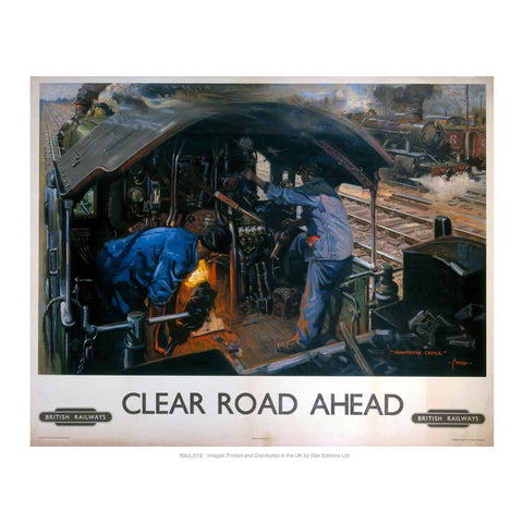 Clear Road Ahead - Monmouth Castle 24" x 32" Matte Mounted Print