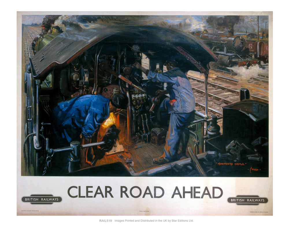 Clear Road Ahead - Monmouth Castle 24" x 32" Matte Mounted Print