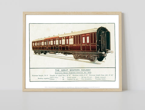 Composite Brake Corridor - Great Western Railway Art Print