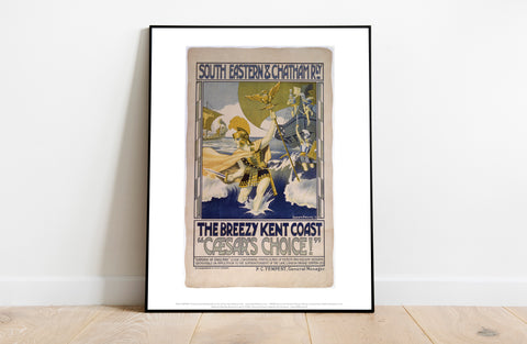 South Eastern And Chatham Railway - Brezzy Kent - Art Print