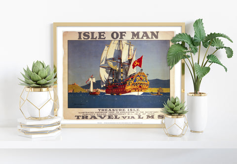 Isle Of Man - Treasure Isle - 11X14inch Premium Art Print