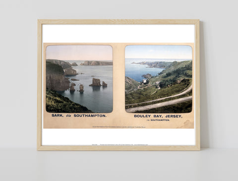 Sark Via Southampton And Bouley Bay, Jersey - Art Print