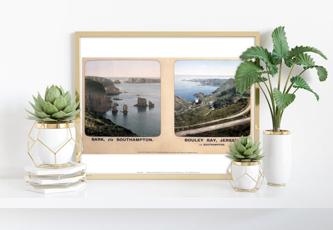 Sark Via Southampton And Bouley Bay, Jersey - Art Print