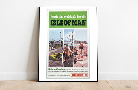 Isle Of Man, Go By Rail And Sea - 11X14inch Premium Art Print