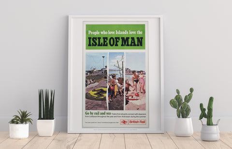 Isle Of Man, Go By Rail And Sea - 11X14inch Premium Art Print