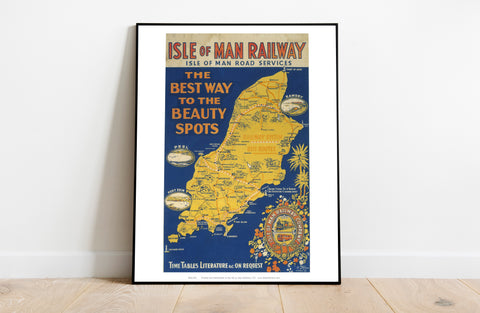 Isle Of Man Railway - The Best Beauty Spots Art Print