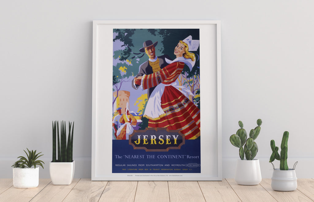 Jersey - Nearest Continent Resort - 11X14inch Premium Art Print