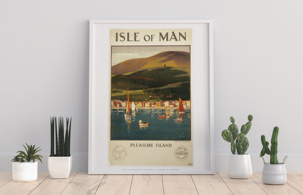 Isle Of Man - Pleasure Island - 11X14inch Premium Art Print