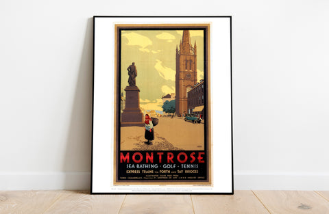 Montrose Bathing Golf And Tennis - Lner Poster - Art Print