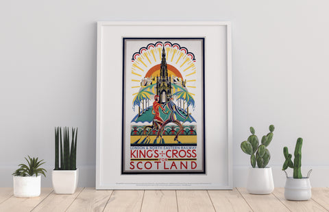 Kings Cross For Scotland - Railway Poster Art Print