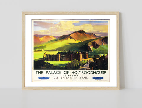 Holyroodhouse Palace Edinburgh - British Railways Art Print