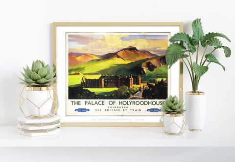 Holyroodhouse Palace Edinburgh - British Railways Art Print