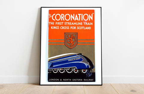 The Coronation Streamline Train - Railway Art Print