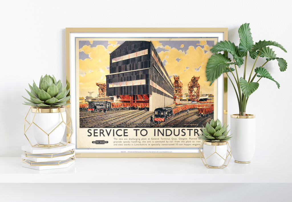 Service To Industry, Glasgow - 11X14inch Premium Art Print