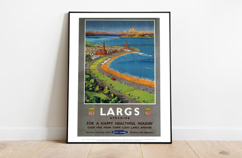 Largs Ayrshire - British Railways Art Print