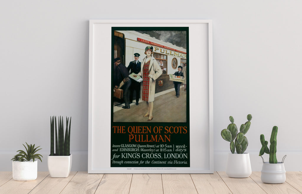 The Queen Of Scots Pullman -To Kings Cross Station Art Print
