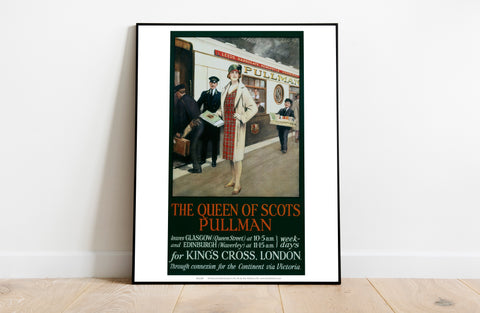 The Queen Of Scots Pullman -To Kings Cross Station Art Print