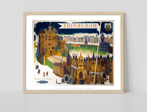 Edinburugh - British Railways - 11X14inch Premium Art Print