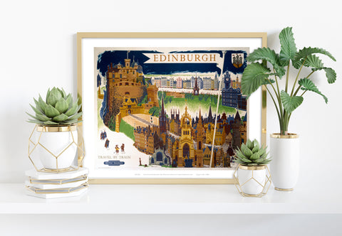 Edinburugh - British Railways - 11X14inch Premium Art Print