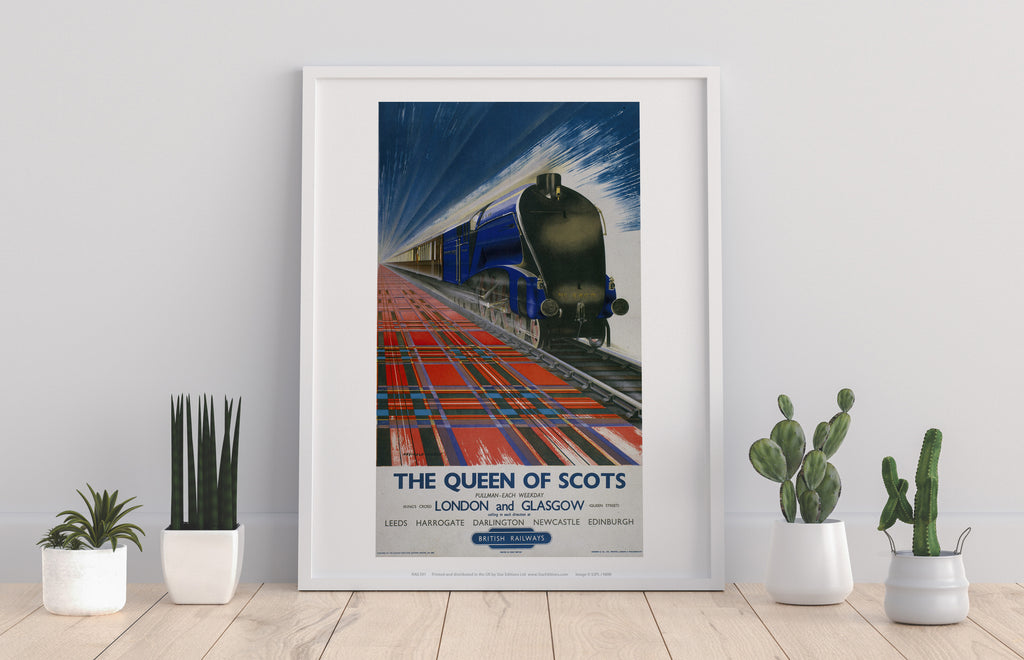 Queen Of Scots - London And Glasgow British Rail Art Print