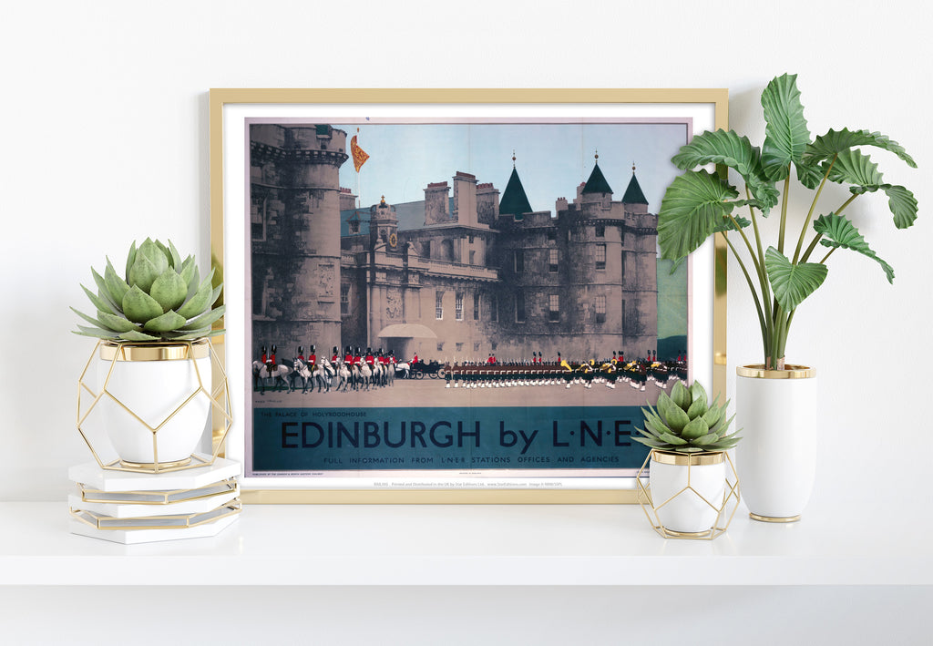 The Palace Of Holyroodhouse - Edinburgh By Lner Art Print