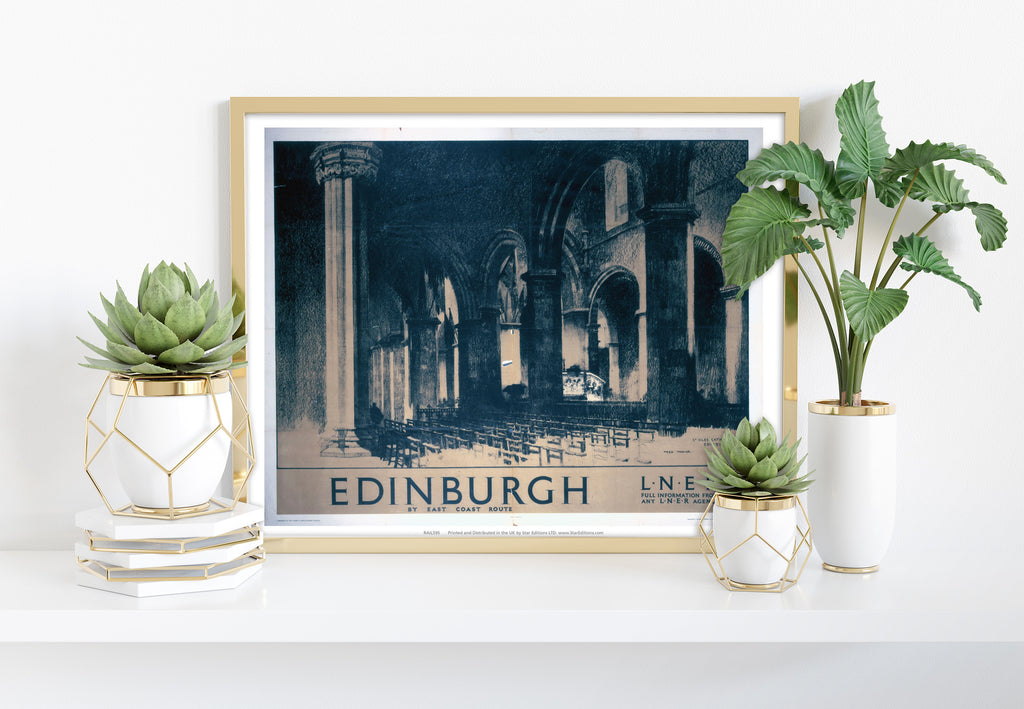 Edinburgh By East Coast - St Giles Cathedral - Art Print