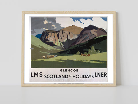 Glencoe - Scotland For Holidays - 11X14inch Premium Art Print