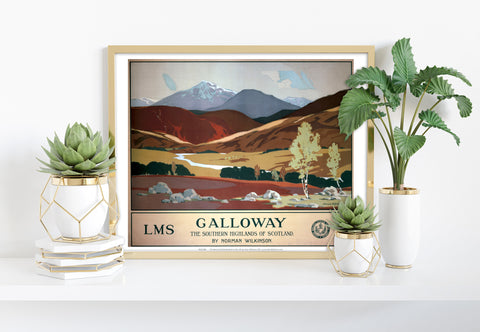Galloway, The Southern Highlands Of Scotland - Art Print