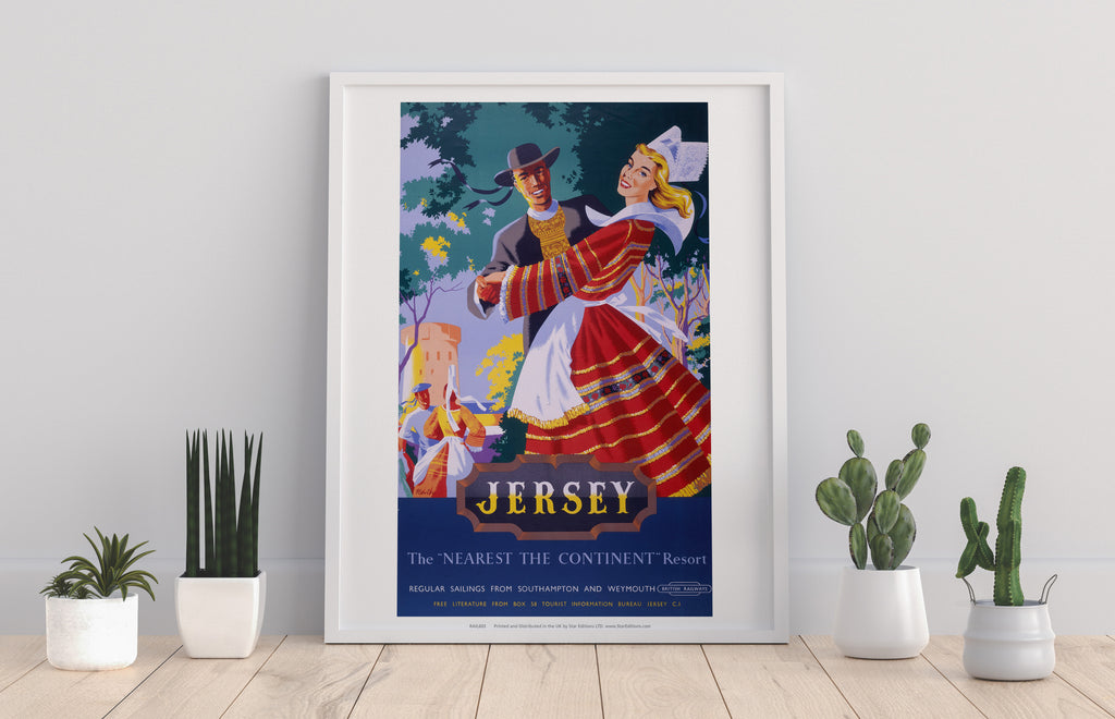 Jersey, Nearest The Continent Resort - Premium Art Print