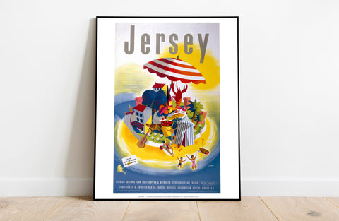 Jersery, British Railways - 11X14inch Premium Art Print