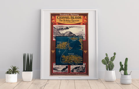 Channel Island Holiday Elysium - Southern Railway Art Print