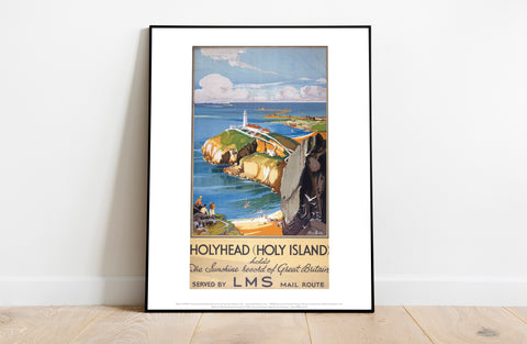 Holy Island - Sunshine Record Of Britain Lms - Art Print