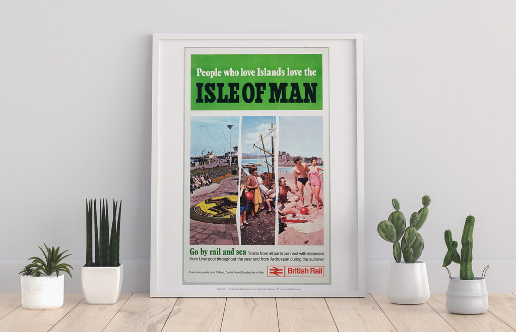 Isle Of Man - British Rail - 11X14inch Premium Art Print