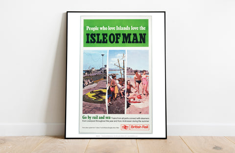 Isle Of Man - British Rail - 11X14inch Premium Art Print