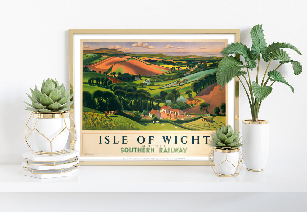 Isle Of Wight - Southern Railway - 11X14inch Premium Art Print