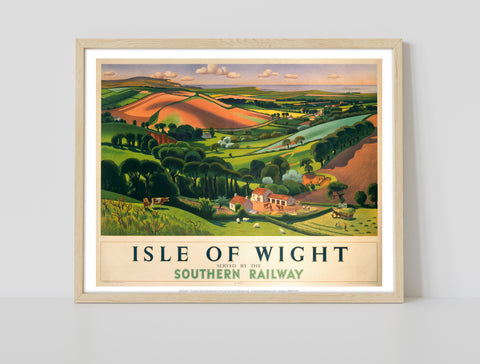 Isle Of Wight - Southern Railway - 11X14inch Premium Art Print