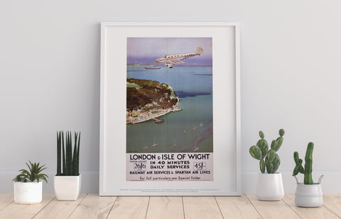 Railway Air Services - London To Isle Of Wight Art Print