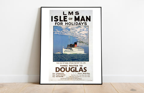 Isle Of Man For Holidays - Railway Art Print