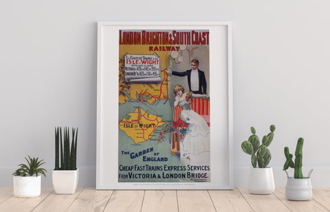 The Garden Of England - Isle Of Wight - Premium Art Print