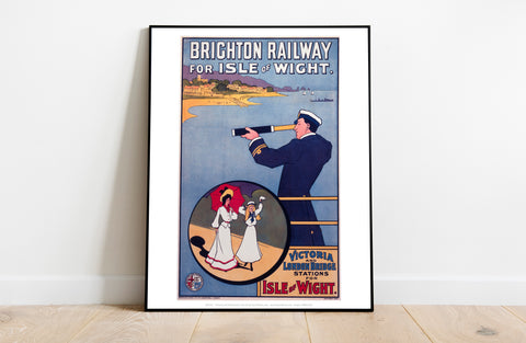 Brighton Railway For Isle Of Wight - Premium Art Print