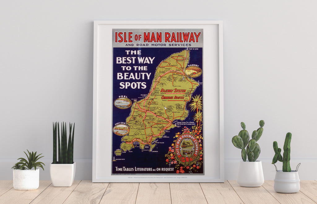 The Best Way To The Beauty Spots - Isle Of Man Art Print