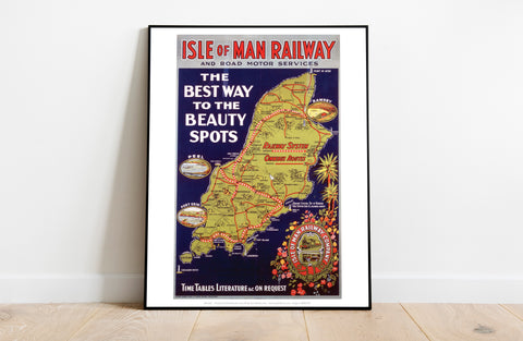 The Best Way To The Beauty Spots - Isle Of Man Art Print