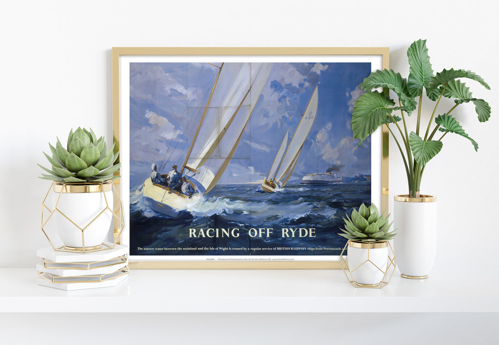 Racing Off Ryde - 11X14inch Premium Art Print
