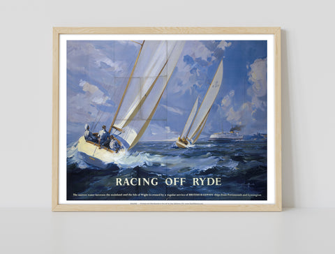 Racing Off Ryde - 11X14inch Premium Art Print