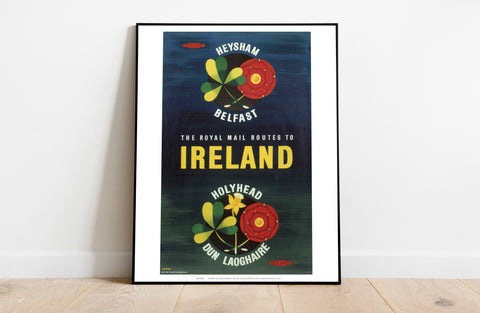 Royal Mail Routes To Ireland - 11X14inch Premium Art Print